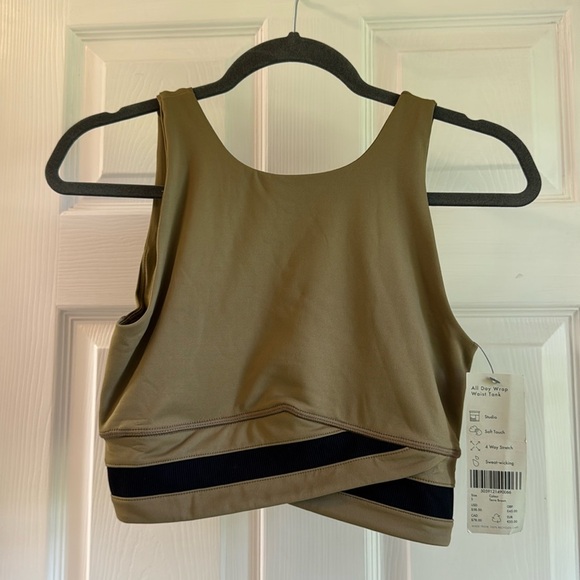Sweaty Betty All Day Wrap Waist Tank Color Terra Brown NWT - Picture 1 of 8